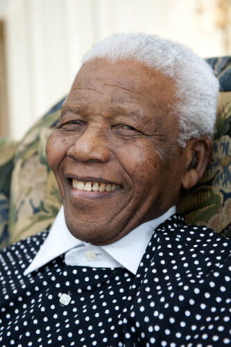 TON_NM023: Former South African President Nelson Mandela, 2008.