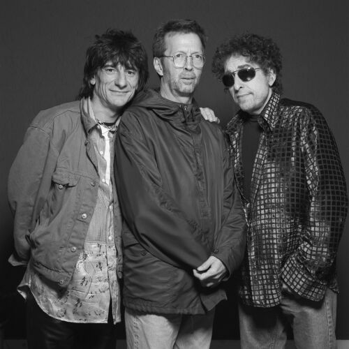 TON_RG019: Ronnie Wood, Erica Clapton and Bob Dylan