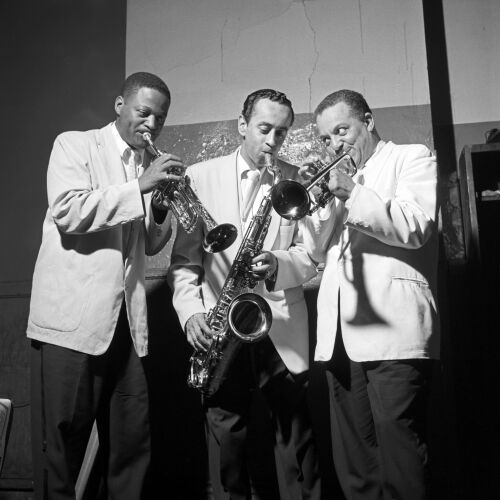 TW_CT004: Clark Terry, Paul Gonsalves and Harold "Shorty" Baker.