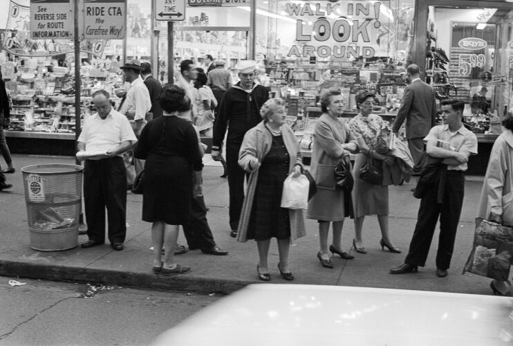 TW_SLC019: Chicago street life, 1950s