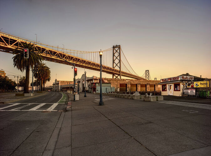 TZ_LNDS020: San Francisco - Oakland Bay Bridge